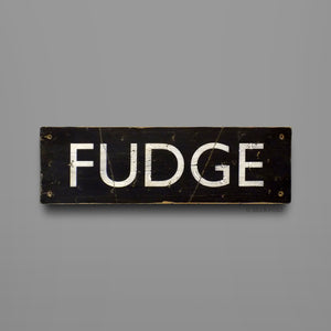 Fudge - Sign
