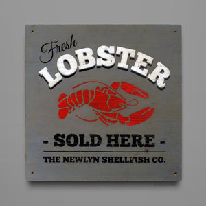 Fresh Lobster - Sign