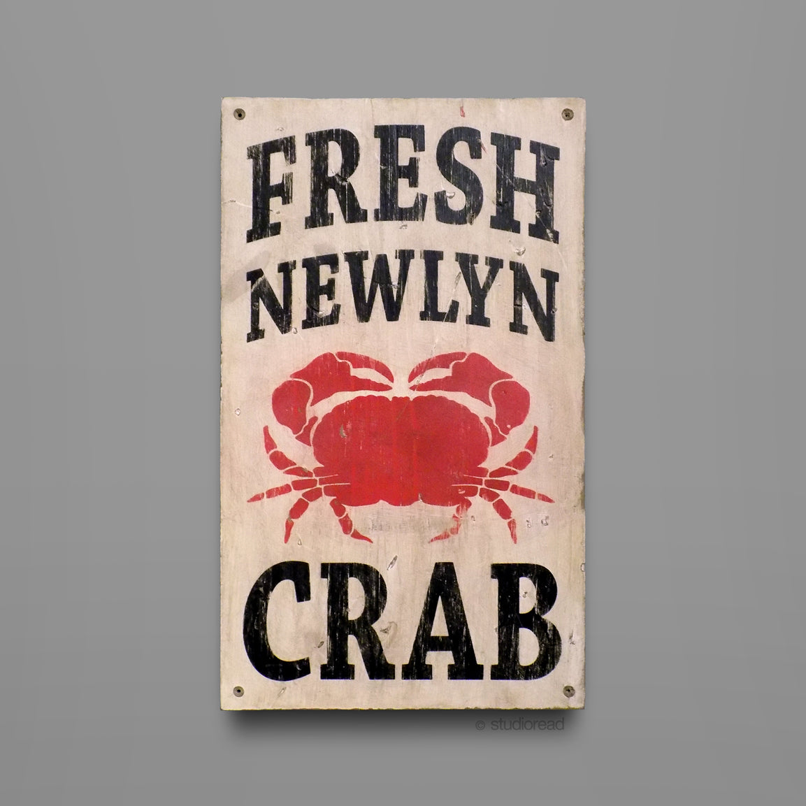 Fresh Newlyn Crab - Sign